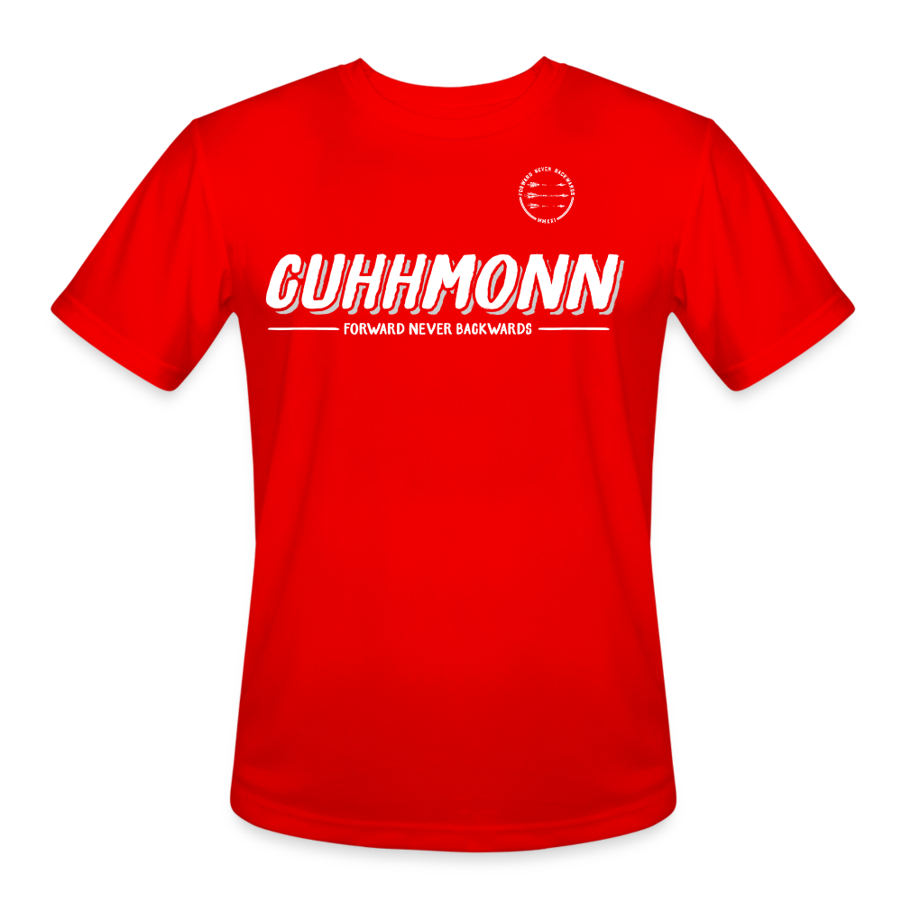 Cuhhmonn Moisture Wicking Performance T-Shirt - red