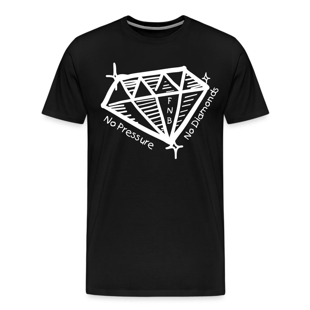 No Pressure No Diamonds T-Shirt - black